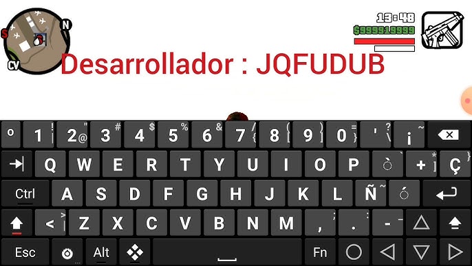 TRUCOS PARA GTA SAN ANDREAS ANDROID CON HACKERS KEYBOARD 