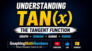 Understanding the Tangent Function Graph Domain Range Period