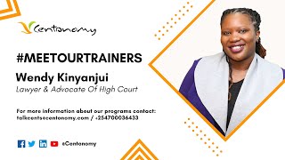 Celebrity What Legacy Do You Want To Leave? ~ Wendy Kinyanjui #Centonomy101  #CentonomyEntrepreneur Profile
