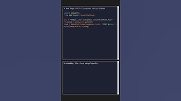 Web Page Title Extractor Using Python Beautifulsoup #pythin3 #webscraping #beautifulsoup #py