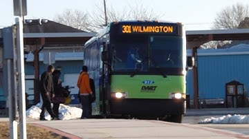 DART First State MCI D4000 912 On The 301 At Dover Transit Center Delaware Transit Corporation