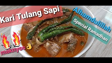 RESEP KARI TULANG DAN DAGING SAPI |  CARA MEMASAK KARI ENAK 2020