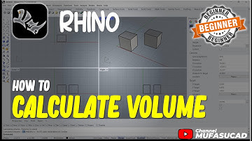 Rhino How To Calculate Volume