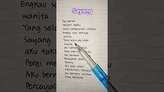 Download Lagu Pasto - Sayang ( Lirik ) #liriklaguindo #liriklagu #pasto #shorts #reels MP3