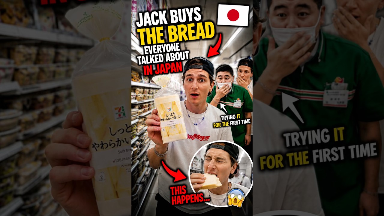 Jack tried JAPAN'S most famous bread then this happened