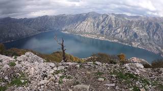 Sveti Ilija Peak Of Vrmac Hill Above Kotor In Montenegro