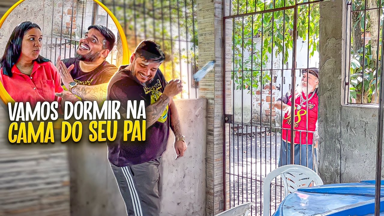 MANETIKIN E IZALICK VÃO DORMIR NA CAMA DO VOVÔ LUIZ DO SOM | MANETIKIN
