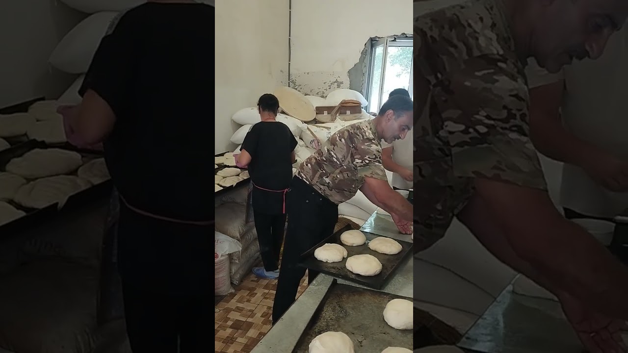 Laçın təndir evində Əbili qardaşım iş başında