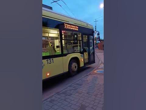 тролейбус Львів електрон т19 маршруту 33 - YouTube