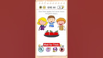 🤯 Brain Test Level 101 | Give Them Apples But Don’t Leave Plate Empty 🍎 #TrickyPuzzle