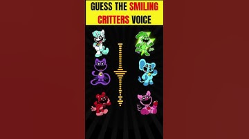 IMPOSSIBLE 🔊 Guess The Voice! | Smiling Critters , POPPY PLAYTIME CHAPTER 3 #game #emojiquizz#quiz