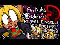Playable Noelle All Endings | Five Nights at Frickbear's 3 Mod [Lunatic Difficulty]