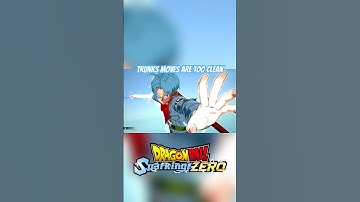 Trunks is the BEST KEPT SECRET on SPARKING ZERO 😳 #shorts #dbz #sparkingzero