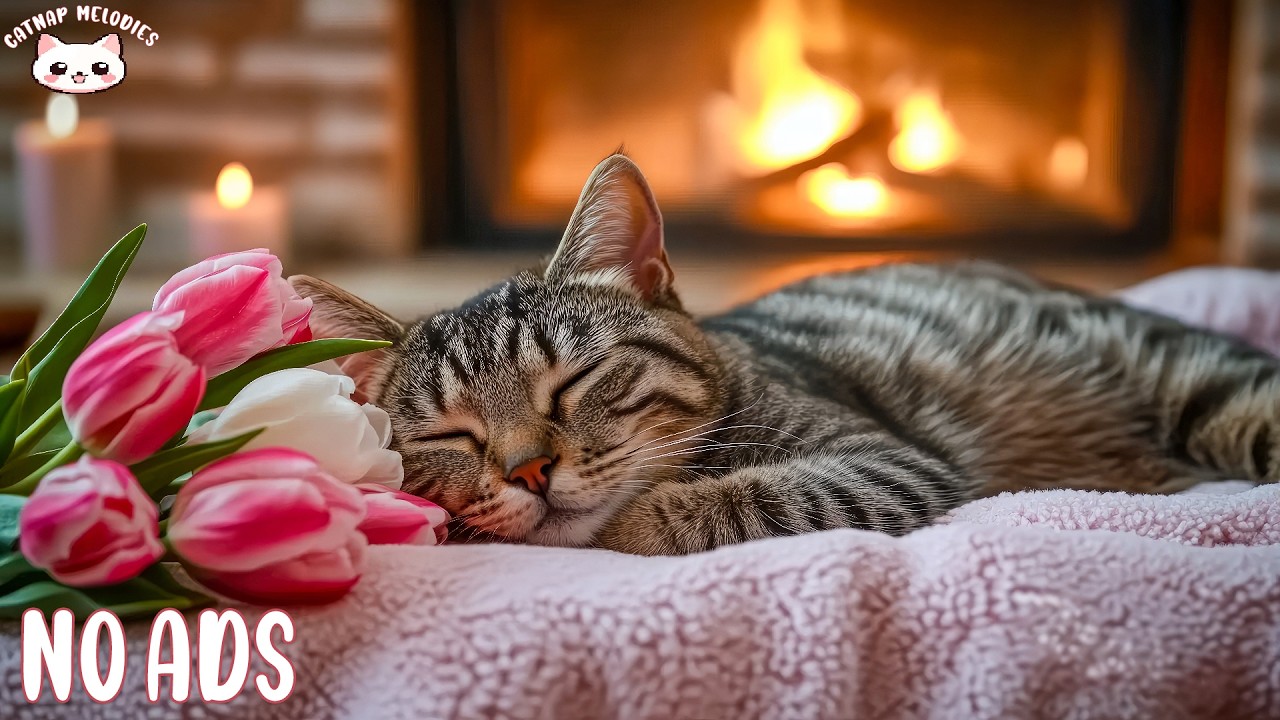 Healing Music for Cats 🐈 Calming Sounds for Deep Sleep & Anxiety Relief for Kittens and Adult Cats