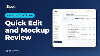 Quick Edit and Mockup Review | Zippr Tutorial