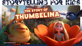 Thumbelina Story | Fairy Tales & Bedtime Stories for Kids | Calming Storytelling with Relaxing Music