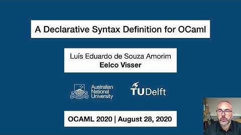 OCaml Workshop 2020 - A Declarative Syntax Definition for OCaml