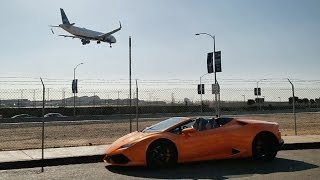 Surprise Lamborghini Airport Pick-Up