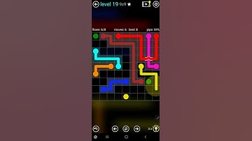 How To Solve Flow Free Bridges Blue Pack Level 19 9x9 Board Walk Through Solution Walkthrough