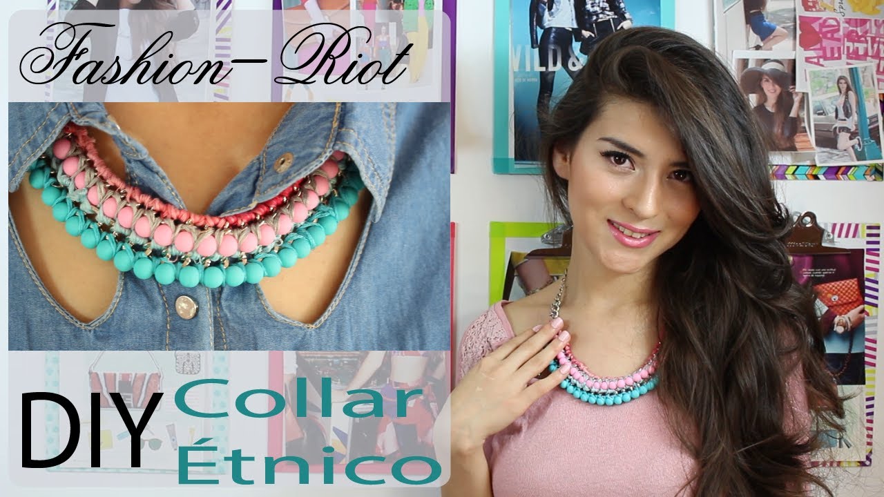 DIY Collar | Fashion Riot - YouTube