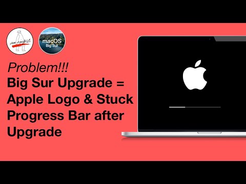Big Sur Upgrade = Boot Progress Bar Stuck Mid Install! Black Screen with Apple Logo and progress bar
