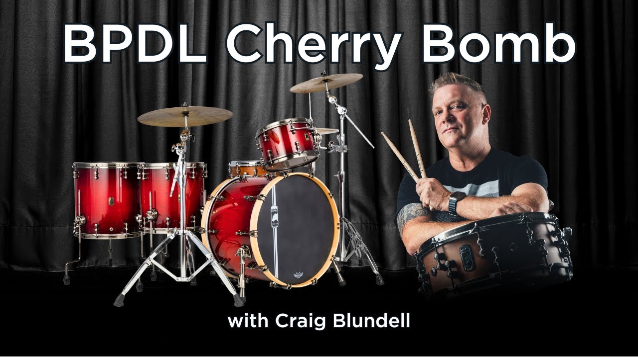 Mapex Black Panther Design Lab Cherry Bomb 3-Piece Shell Pack - 18