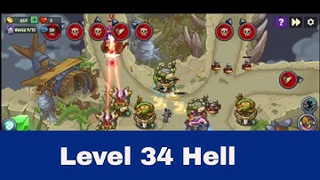 King of Defense Level 34 Hell | Stage 34 Hell Ancient magic King of Defense TD