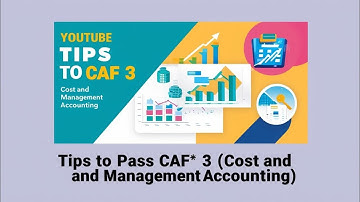 "Tips for CAF 3 CMA - Pass in First attempt | ICAP Exam tips (2025)"