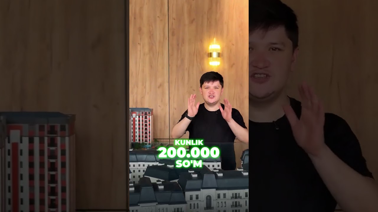 Kunlik to’lov 200.000 So’mdan 