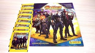 PANINI Мстители: Война бесконечности. Обзор альбома и первые наклейки PANINI Мстители: Война бесконечности. Обзор альбома и первые наклейки