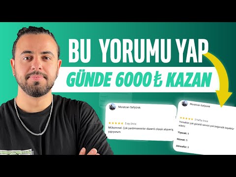 SADECE YORUM YAZARAK PARA KAZAN 🤑 - EVDE PARA KAZANMA YOLLARI - İnternetten Para Kazan (2024)