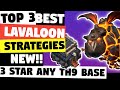 TH9 Lavaloon Attack Strategy - Best TH9 War Attack Strategy | Clash Of Clans