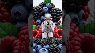 Explore the future of taste! An AI consumes a #shorts #AIart #fruitdisplay #robotics #fyp #mustwatch