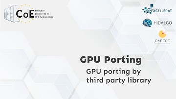 HPC CoE Technical Workshop | GPU porting by third party library | S. Bna (CINECA)
