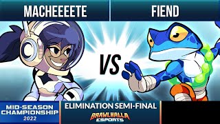 Macheeeete vs Fiend - Elimination Semi-Final - Midseason Invitational 2022 - 1v1