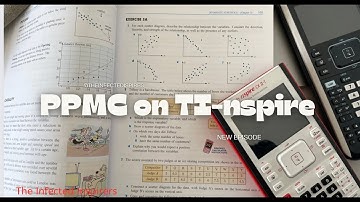 Pearson Product Moment Correlation on TI-nspire calculator