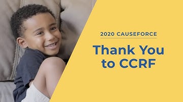 2020 CauseForce Thank You to CCRF!