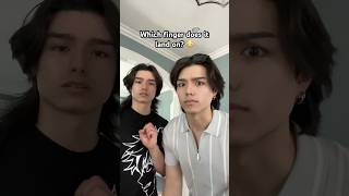 Which finger did you land on? 🤨 #cegielskitwins