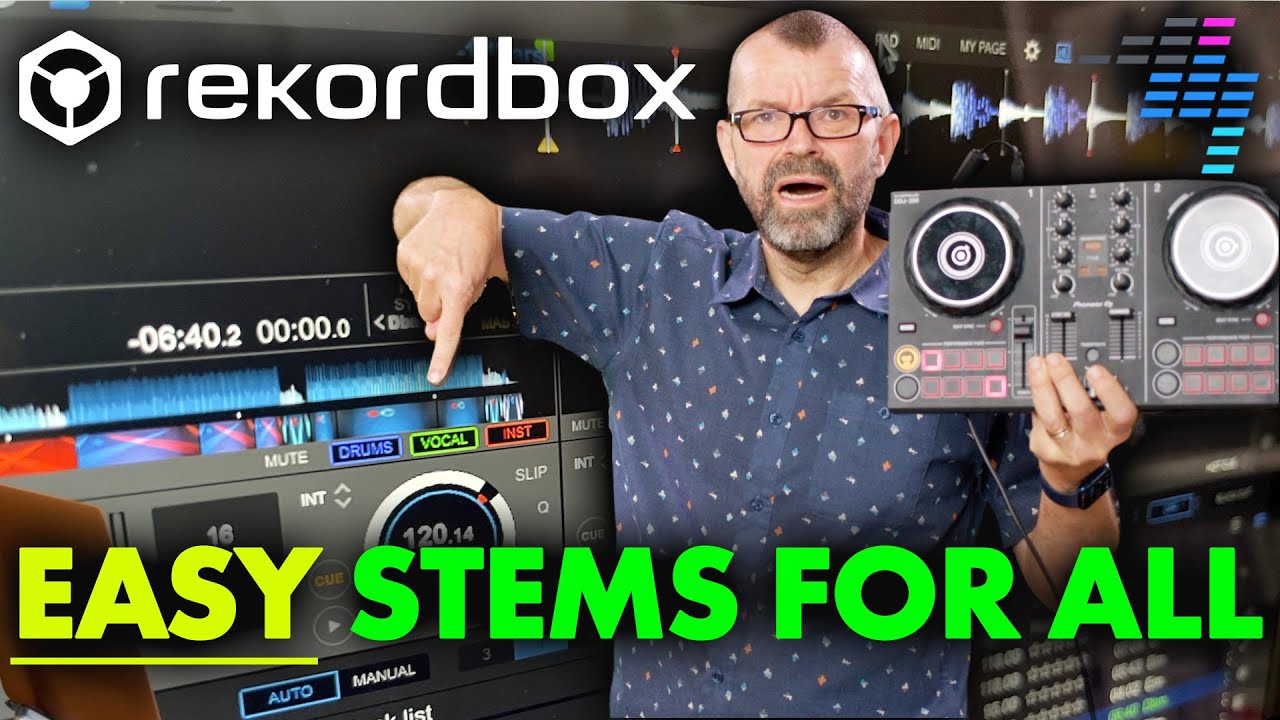 Fastest Way To Use Stems On ALL Rekordbox Gear Midi Mapping YouTube