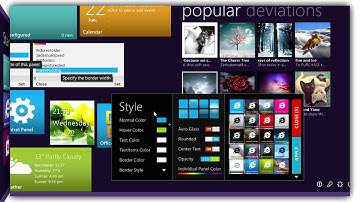 Windows 8 Clone: Omnimo 4 for Rainmeter