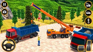 HEAVY CRANE LOADING TRUCK 🚛 | Construction Simulator Gameplay screenshot 1