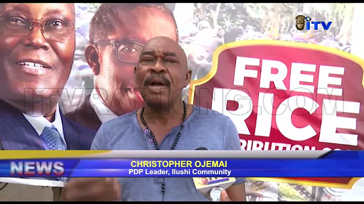 Barr. Ken Imasuangbon Distributes Rice To PDP Members In Esan South East