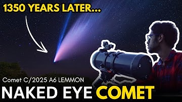 I Captured Comet C/2025 A6 Lemmon Through My Telescope! Rare Comet Lemmon seen from India after 1...