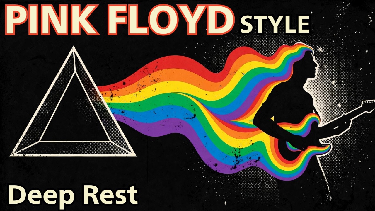 Cover Pure Nostalgia | Pink Floyd Style (Deep Sleep Music) 9hr Black Screen Mix