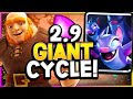 BATS GOT BUFFED! 2.9 GIANT CYCLE is BACK! - CLASH ROYALE