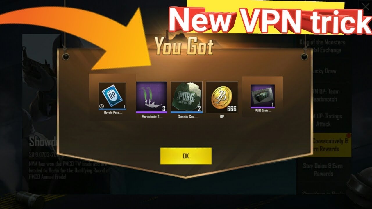 new vpn trick pubg mobile season 8