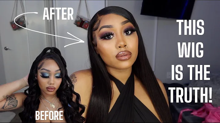 Affordable Half Up Half Down Frontal Wig Install ft. Kriyya Hair