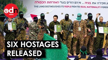 Key Moments: Hamas Releases Six Israeli Hostages in Ceasefire Deal