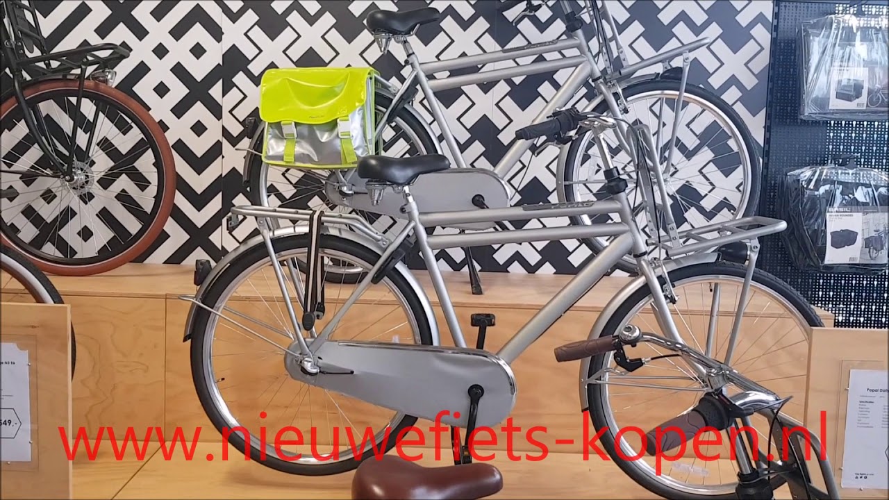 Rouwen bijtend Uittreksel Popal daily dutch basic + heren transportfiets - YouTube