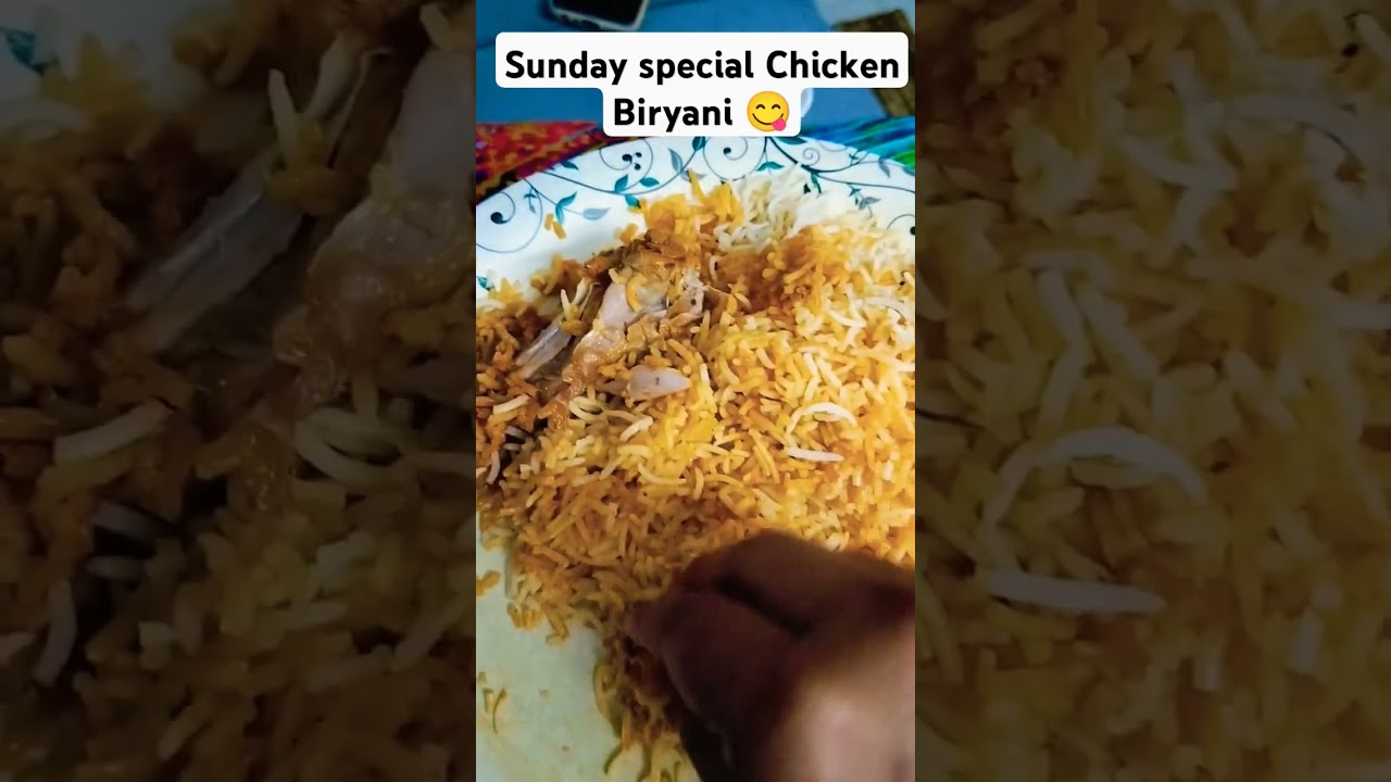 😋 Chicken Biryani Love ❤️ 